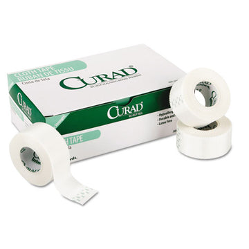 Curad® First Aid Cloth Silk Tape, 1" Core, 2" X 10 Yds, White, 6-pack freeshipping - TVN Wholesale